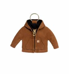 Carhartt WIP Mini Active Jacket Keychain Hamilton Brown