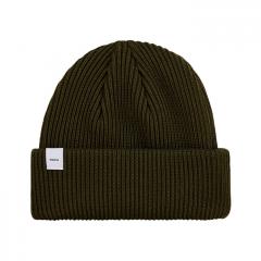 Makia Merino Beanie Dark Olive