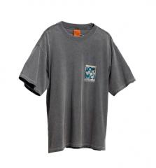Nudie Jeans Koffe T-Shirt LifeTracks III Antracite