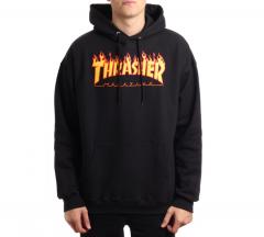 Thrasher Flame Logo Hoodie Black                                                                              