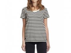 Makia Womens Verkstad Tee Black / White