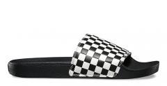 Vans Checkerboard Slide-On White