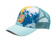 Vans Checkers Curved Bill Trucker Blue Glow