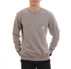 Makia Square Pocket Sweatshirt Grey