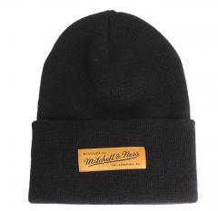 Mitchell & Ness Nostalgia Cuff Beanie Black / Sand