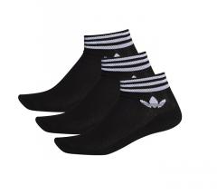 Adidas Trefoil Ankle Stripe Socks HC 3-Pack Black / White 