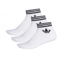 Adidas Trefoil Ankle Stripe Socks HC 3-Pack White / Black