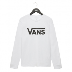 Vans Youth Classic Longsleeve Tee White / Black