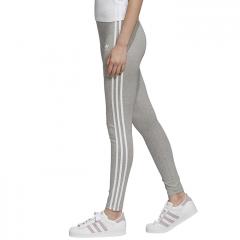 Adidas Originals Womens 3 Stripes Tights Medium Grey Heather / White