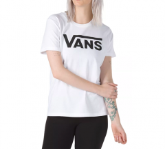 Vans Womens Flying V Crew Tee White