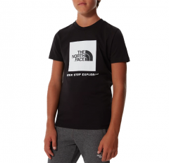 The North Face Youth Box Tee TNF Black / TNF White