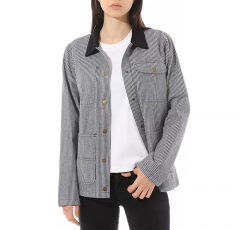 Vans Womens Barrecks Drill Chore Coat Dress Blues