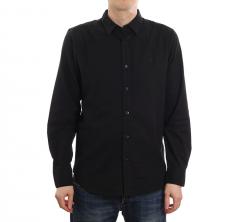 Volcom Oxford Long Sleeve Shirt New Black