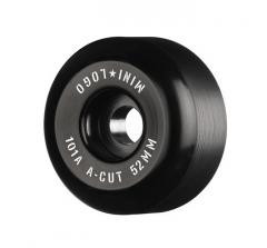 Mini Logo Wheels A-Cut 2 101a Black 52mm