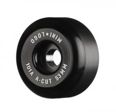 Mini Logo Wheels A-Cut 2 101a Black 53mm