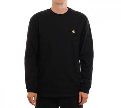 Carhartt WIP L/S Chase T-Shirt Black / Gold