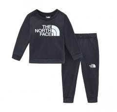 The North Face Baby Surgent Crew 2-Piece Set Asphalt Grey