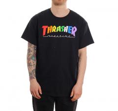 Thrasher Rainbow Mag Tee Black