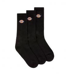 Dickies Valley Grove Logo Socks 3-Pack Black