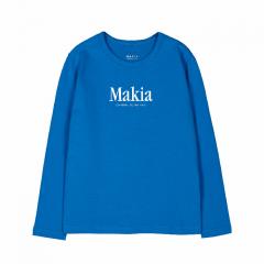 Makia Kids Strait Long Sleeve French Blue