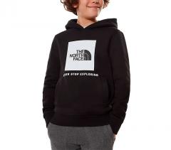 The North Face Youth Box Hoodie TNF Black / TNF White