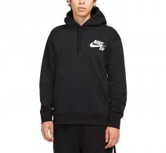 Nike SB Icon Essential Hoodie Black / White