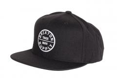 Brixton Oath III Snapback Black