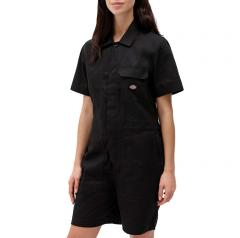 Dickies Womens Dovray Short Overall Black