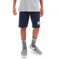 Vans Youth Authentic Checker Fleece Shorts Dress Blues