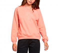 Dedicated Womens Local Planet Raglan Sweatshirt Coral