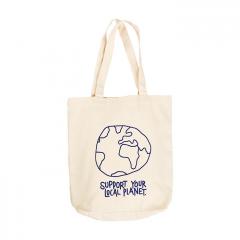 Dedicated Local Planet Tote Bag Off White