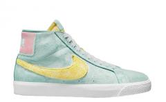 Nike SB Zoom Blazer Mid Premium Light Dew / LT Zitron - Green Glow
