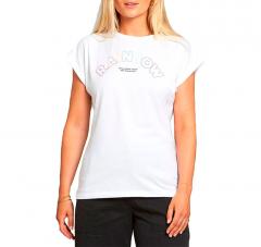 Dedicated Womens Rainbow Line T-Shirt White