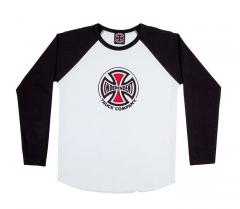 Independent Youth Truck Co. Baseball L/S T-Shirt Black / White