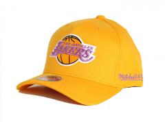 Mitchell & Ness Los Angeles Lakers Solid Redline Snapback Yellow