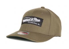 Mitchell & Ness Box Logo Redline Snapback Olive