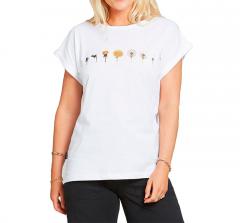 Dedicated Womens Dandelion T-Shirt White 