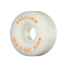 Mini Logo Wheels C-Cut 2 101a White 53mm 