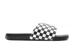 Vans La Costa Slide-On Checkerboard True White / Black