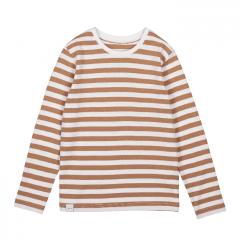 Makia Kids Verkstad Long Sleeve Camel / White