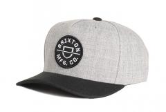 Brixton Crest C MP Snapback Heather Grey / Black