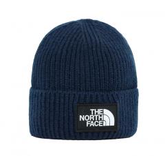 The North Face Logo Box Cuffed Beanie TNF Navy
