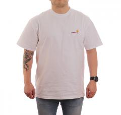 Carhartt WIP S/S American Script T-Shirt White
