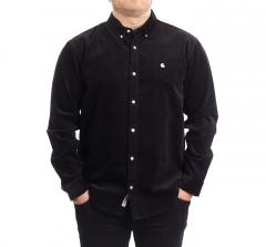 Carhartt WIP L/S Madison Cord Shirt Black / Wax 
