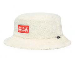 Vans X Napapijri Undertone II Bucket Hat Antique White Sherpa