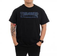 Thrasher Outlined T-Shirt Black