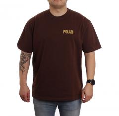 Polar Skate Co. Earthquake T-Shirt Brown