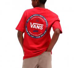 Vans Youth Logo Check T-Shirt Chili Pepper