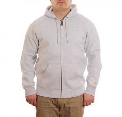 Carhartt WIP Hooded Chase Jacket Ash Heather / Gold
