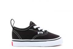 Vans Toddler Authentic (Elastic Lace) Black